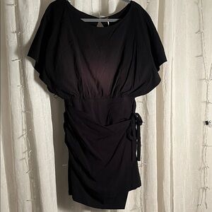Free People Black Textured Dress